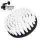 Premium Drill Brush For Professional Cleaning - Extra Soft, White, 13 cm