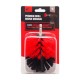 Premium Drill Brush For Professional Cleaning - Stiff, Red, Original