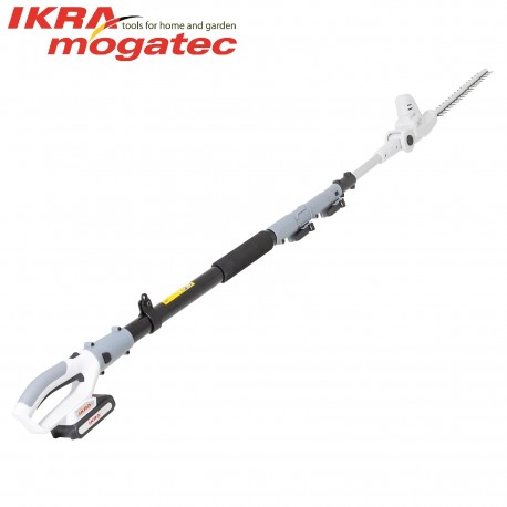 Cordless Telescopic Hedge Trimmer 40V Ikra Mogatec IATHS 40-43  - FULL SET