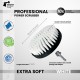 Premium Drill Brush For Professional Cleaning - Extra Soft, White, 15 cm