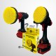Profesionalus valymo šepetys Premium Drill Brush - vidutiniškai minkštas, geltonas, 13 cm