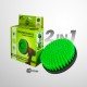 Profesionalus valymo šepetys Premium Drill Brush 2 in 1 - vidutiniškai kietas, žalias, 15 cm