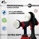 Premium Drill Brush For Professional Cleaning 2 in 1 - Extra Soft, White, 10 cm
