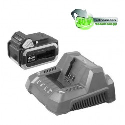 Opladeren til batteridrevent batteri 40V 2.5Ah, hurtigtopladning